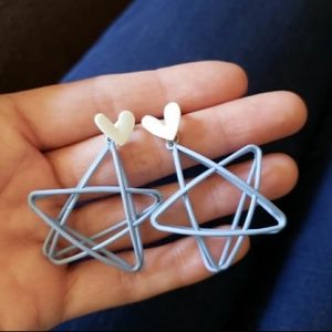 Kawaii star earrings